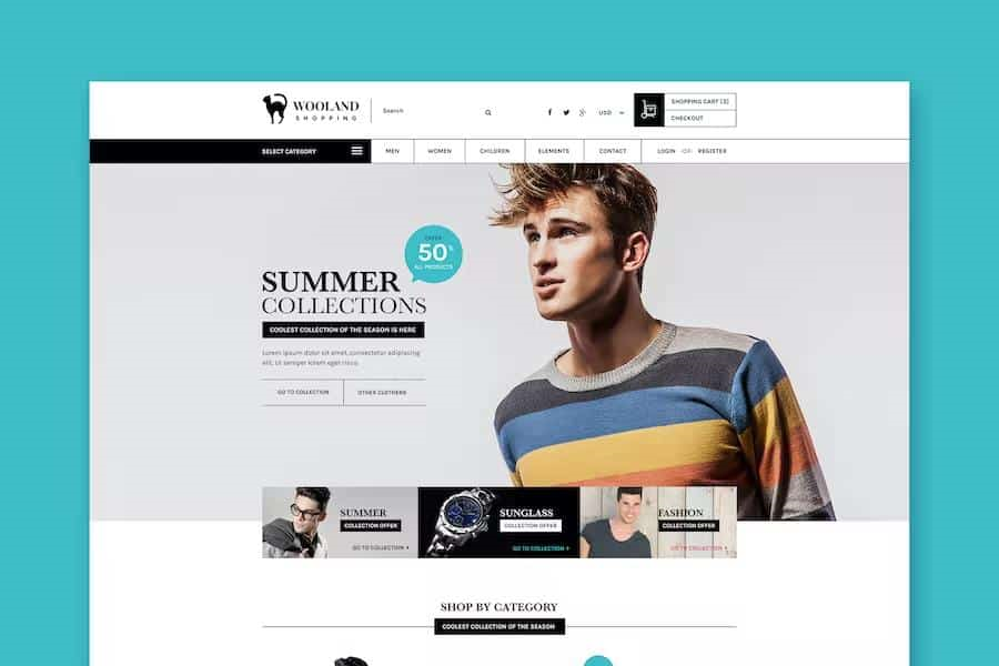 WOOLAND – RESPONSIVE ECOMMERCE HTML TEMPLATE